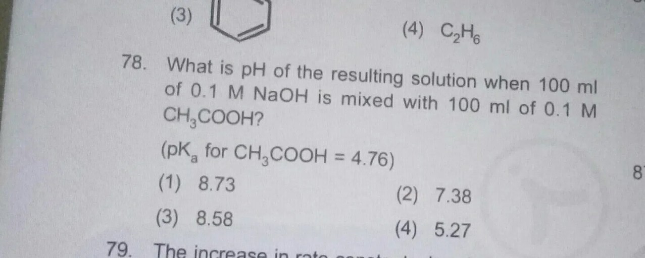 The ph of 2.65 m ch3nh2 is 12.54