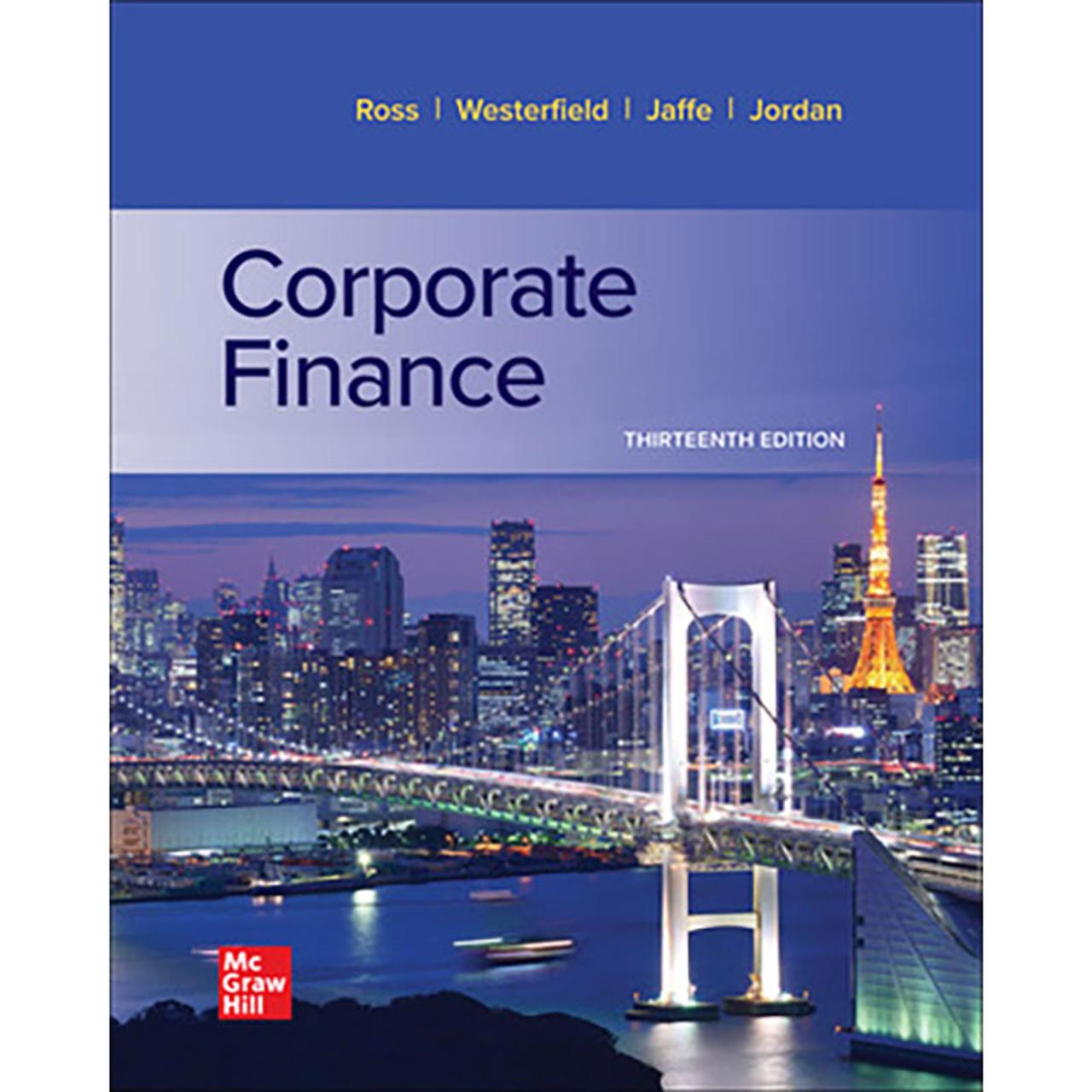 Stephen ross corporate finance pdf