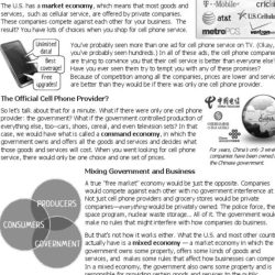 The market economy worksheet answer key