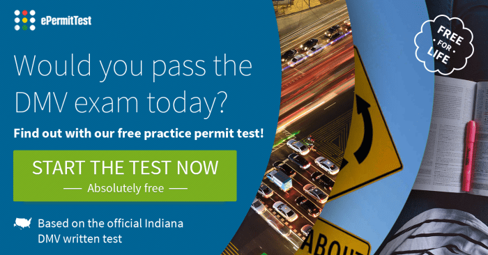 Test indiana practice bmv questions permit manitoba newfoundland ohio signs driving answer mark g1 kansas dmv class road sign