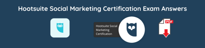 Social marketing certification hootsuite answers