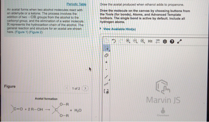 Acetal ethanol formed acetophenone socratic