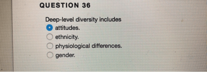 Personality is normally considered a -level diversity variable.