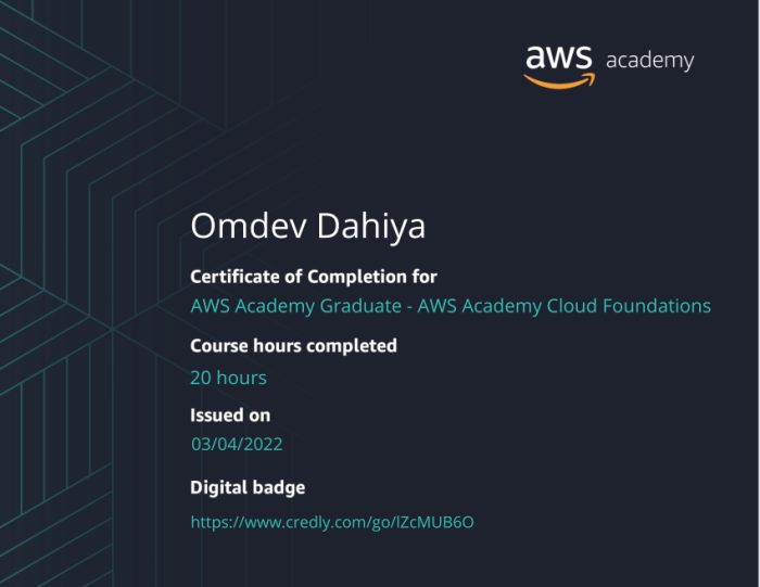 Aws academy cloud foundations module 1 pdf